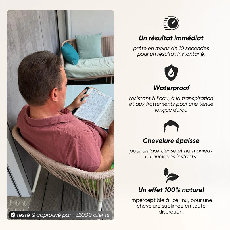 Poudre Capillaire ALIVER – Couvrance Instantanée & Résultat Naturel