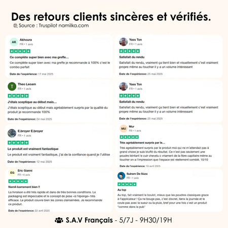 Poudre Capillaire ALIVER – Couvrance Instantanée & Résultat Naturel